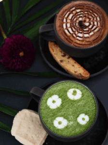Matcha Tea Latte Brunch Denver Private Dining EDGE Steakhouse